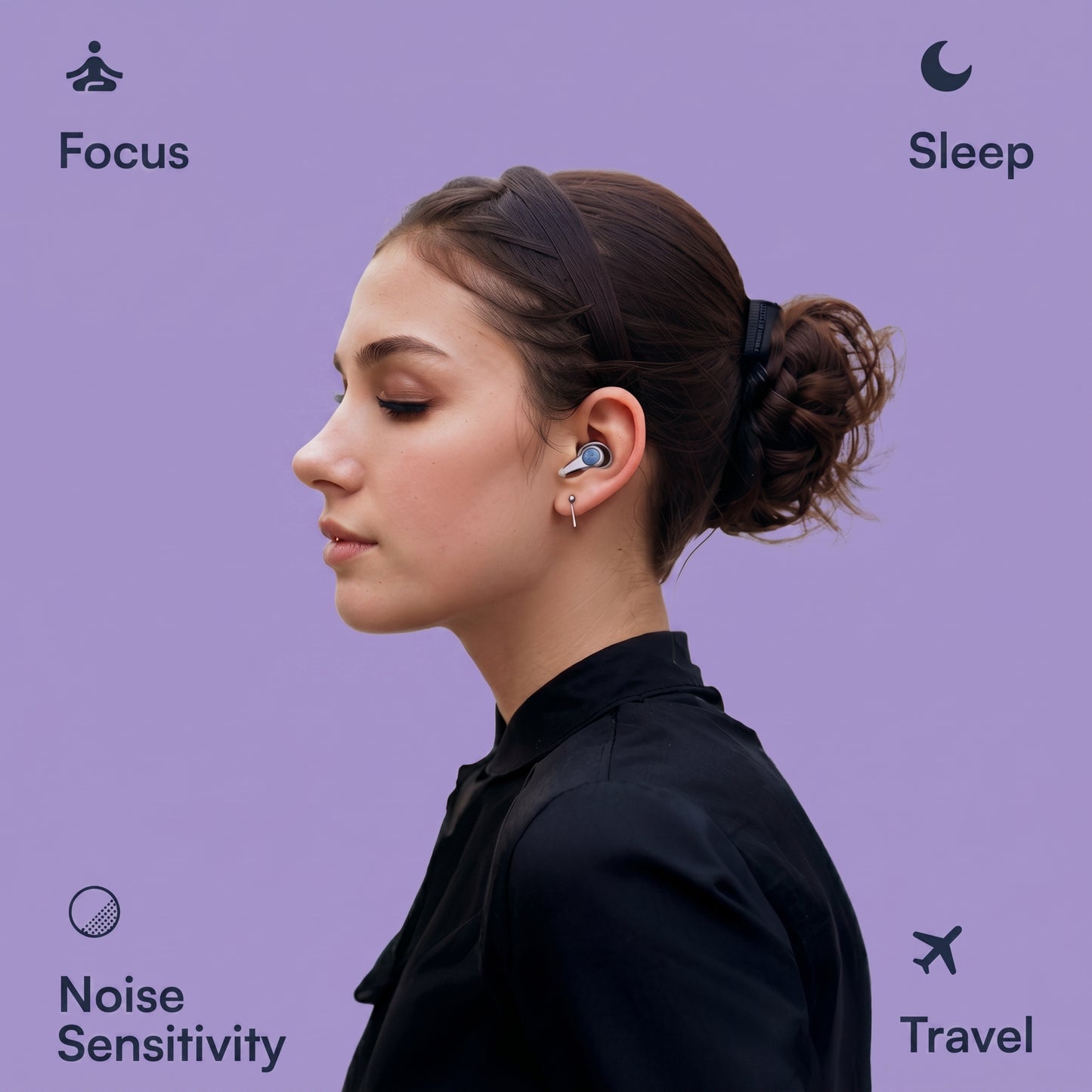 LullAura Sleep Earplugs