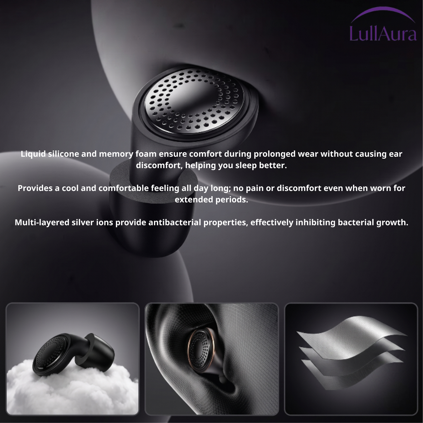 LullAura DeepSleep Earplugs
